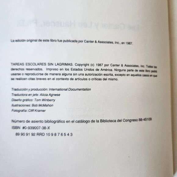 Tareas Escolares Sin Lagrimas Spanish educational book por padres - Picture 3 of 6